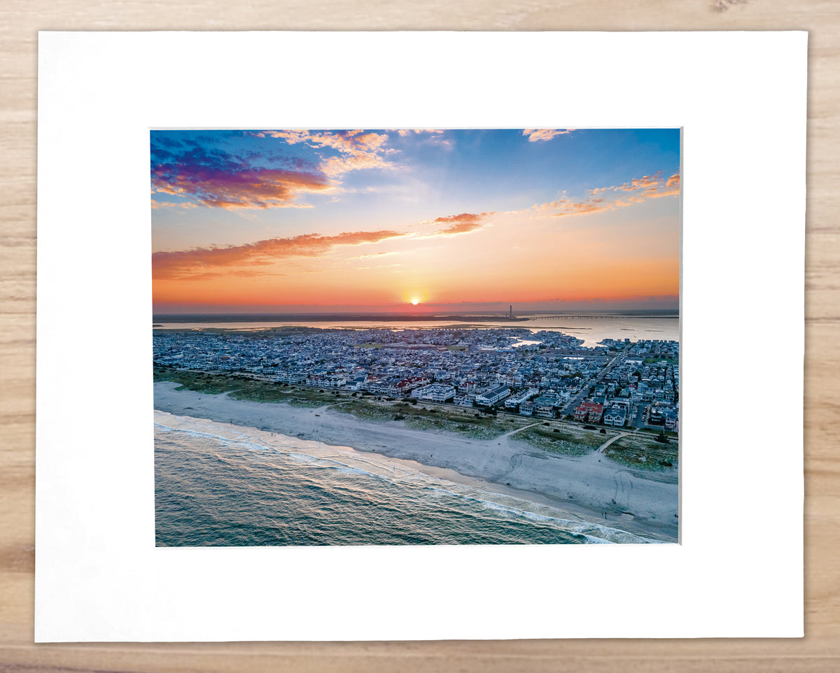 Sunset love III. newest MATTED ready to frame