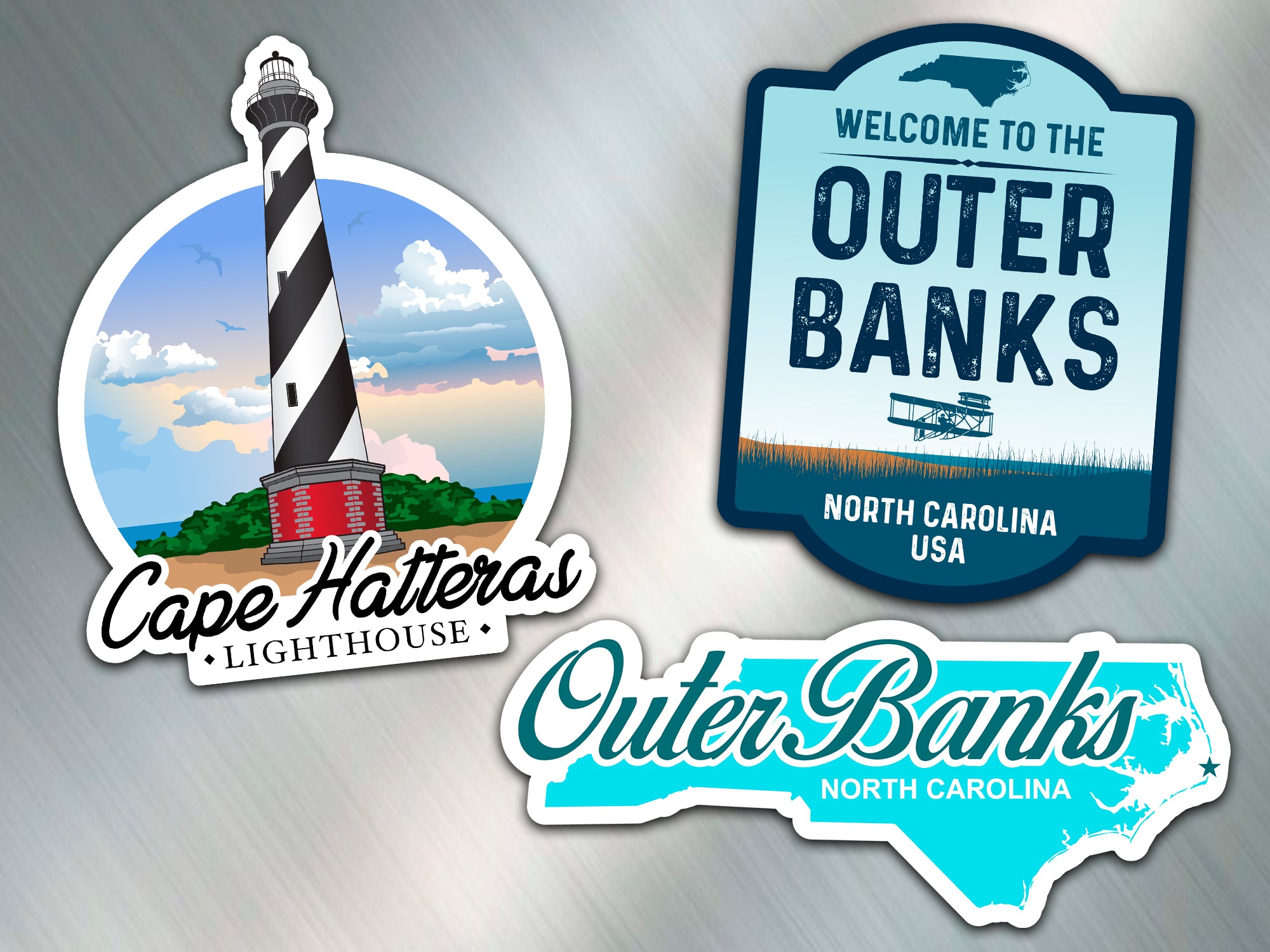 Outer Banks (OBX) - Magnet 3-Pack – Beach Day Gifts & More