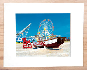 Oh Those Wildwood Days! - Matted 11x14" Art Print